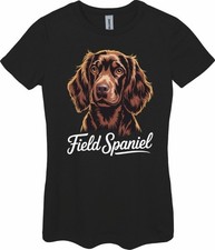 Field Spaniel Ladies T Shirt Sizes Small-2XL