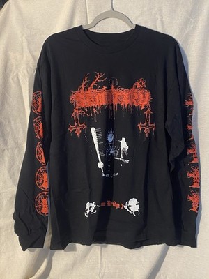 Sematary Haunted Mound Long Sleeve Black Shirt Large Rap Hip Hop Original