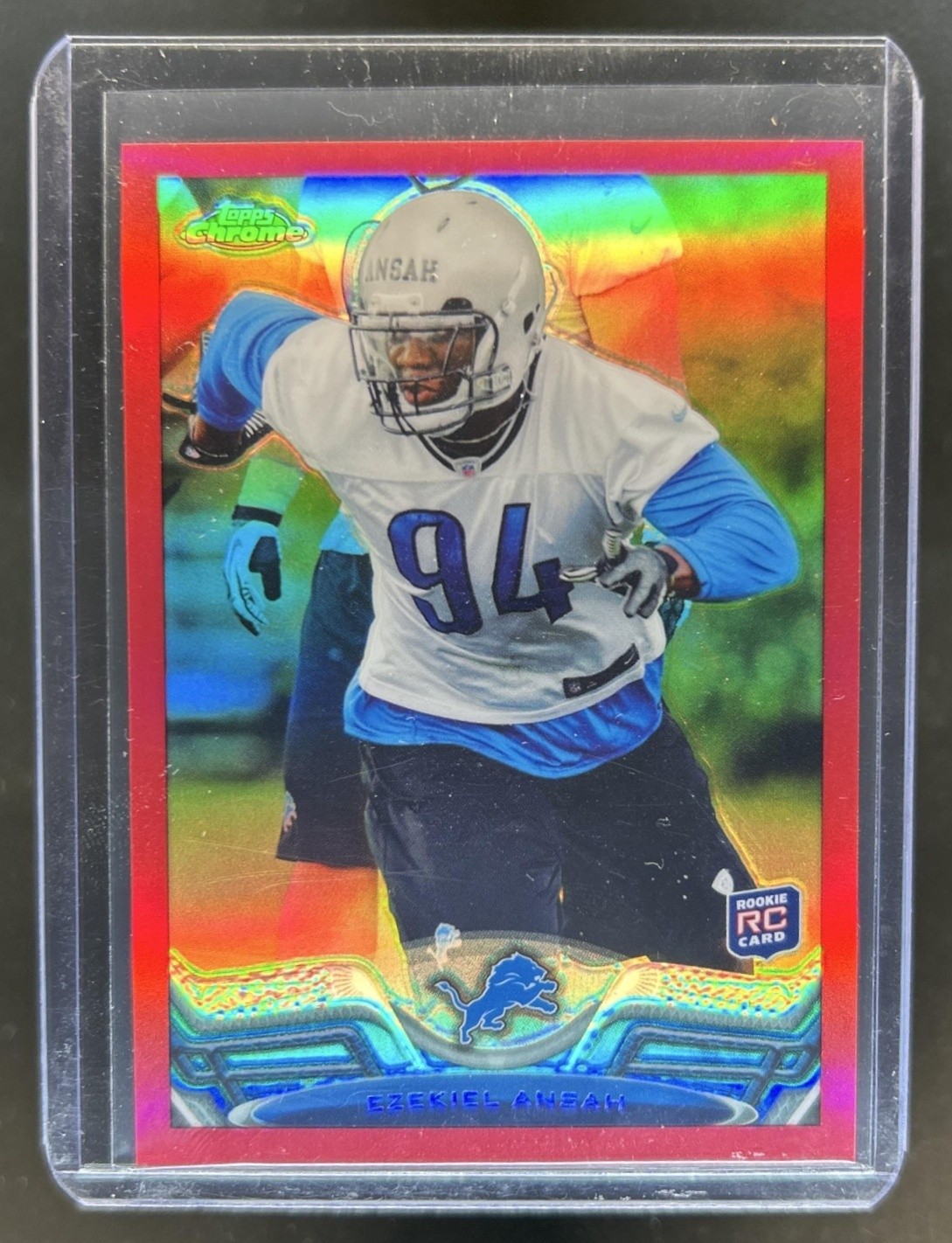 Ezekiel Ansah Topps Chrome #17 Red Refractor