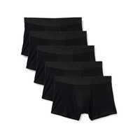 Amazon Essentials Herren Boxershorts Baumwolljersey 5Er-Pack Schwarz XXL