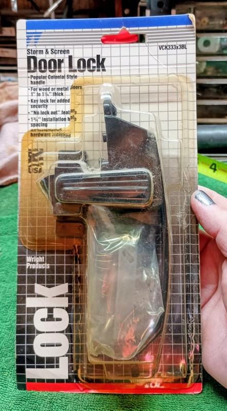 Wright Products VCK333x3BL Black Push Button Key Latch Made in the USA
