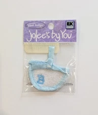 Baby Boy Blue Bib Jolee's By You Mini Scrapbooking Embellishment