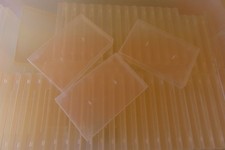Vintage Clear Soft Flexible Blank Plastic Audio Cassette Tape Cases Lot Of 100