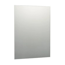 50 x 70cm Plain Rectangle Frameless Glass Mirror, No Fittings Included