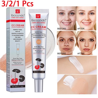 3/2X CC Creme mit Centella Asiatica farbkorrigierende CC Creme leichte Haut