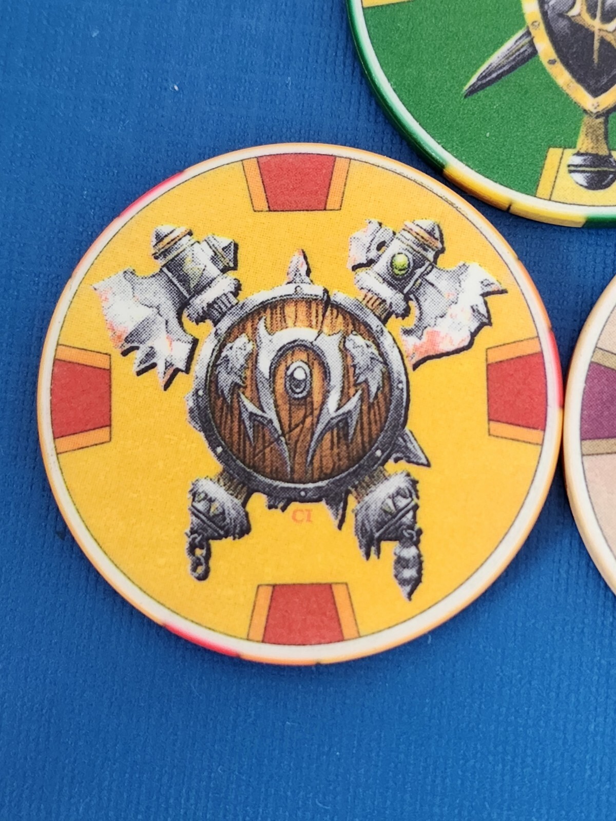 WARCRAFT III Custom Ceramic Poker Chips Chipco / Blizzard Rare Employee Qty 11 eBay