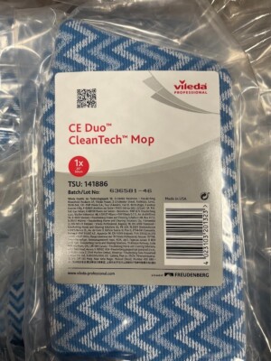 Vileda CleanTech  CE Duo Microfiber Mop Heads #141886 