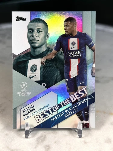 Kylian Mbapp 2022 Topps Kylian Mbapp #BB-10 Refractor