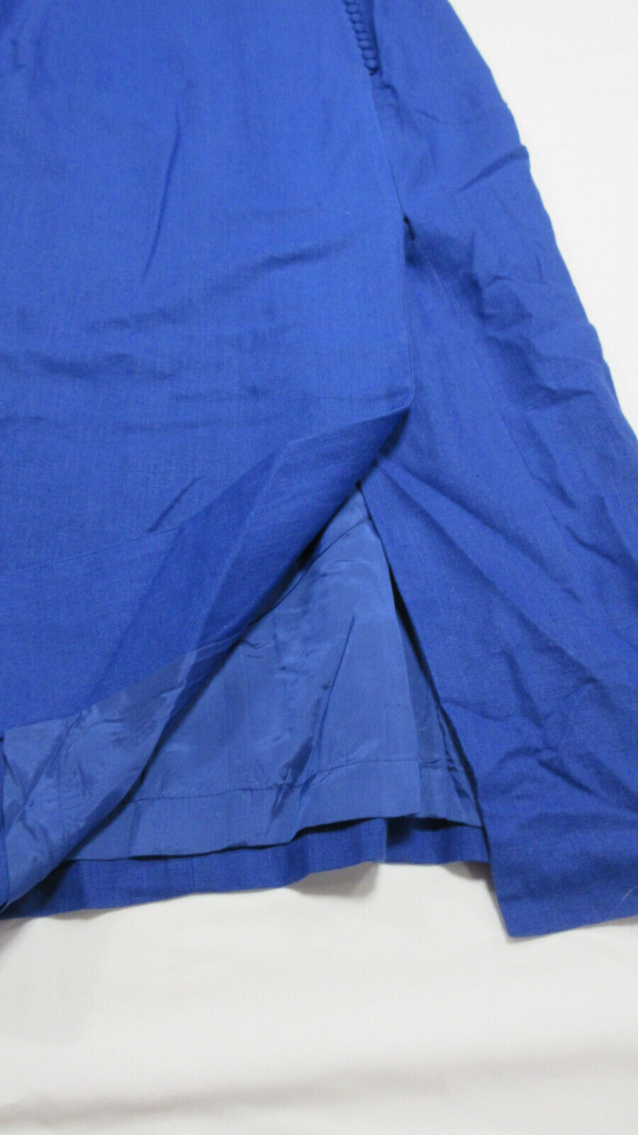 Marie St. Claire - Royal Blue (Linen/Cotton) Embr… - image 4