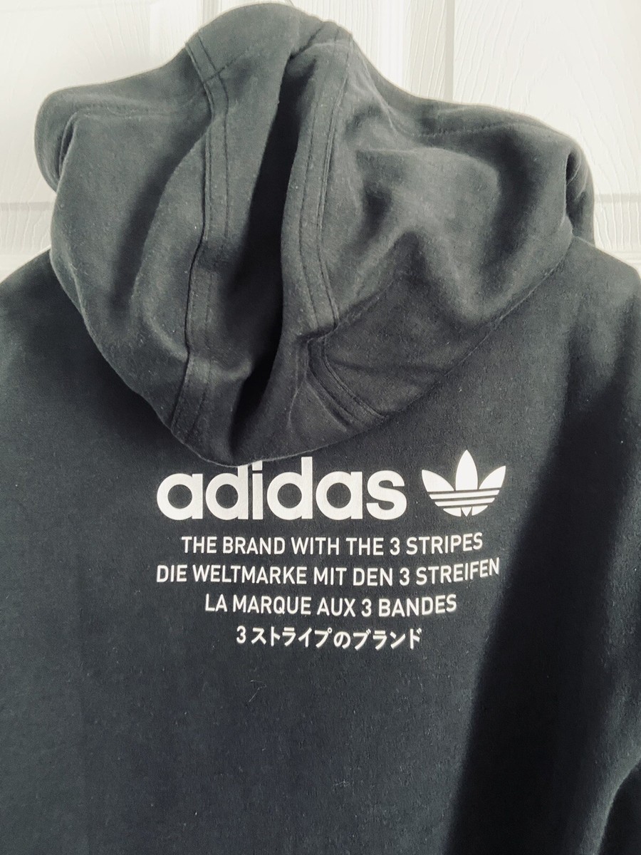 adidas gazelle silver green womens Men's adidas Originals Hoodie Black GD9307 main image 1