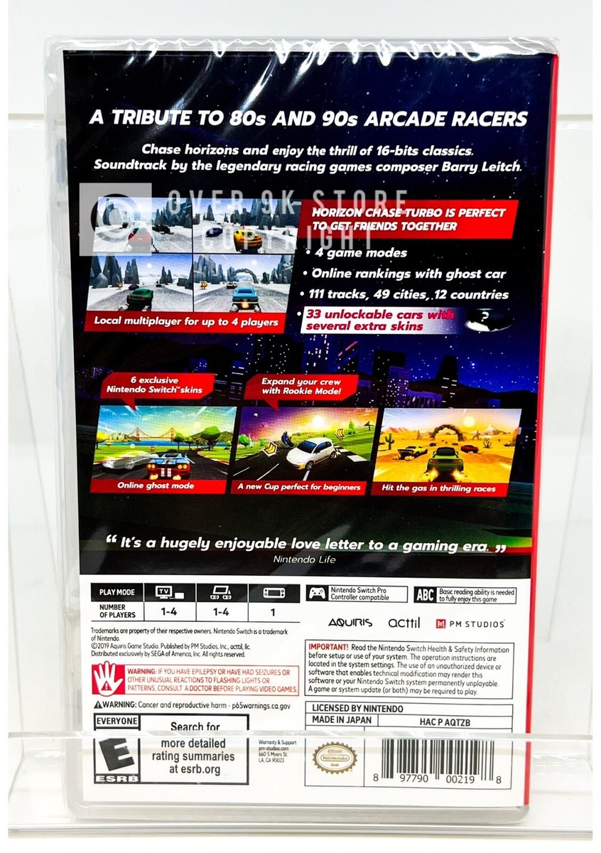 Horizon Chase Turbo Day Time + Night Time Cover - Nintendo Switch