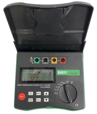Digital Earth Tester Ground Resistance Detector Measurement Megohmmeter