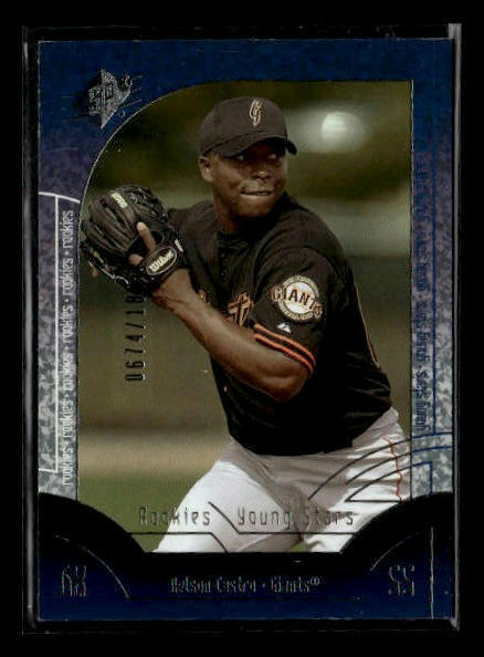 2002 SPx #104b Nelson Castro Portrait #/1800