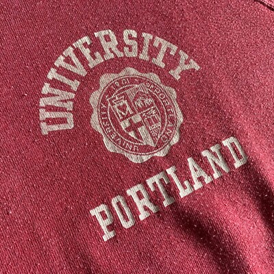 60s - 70s VINTAGE CHAMPION TAG UNIVERSITY OF PORTLAND SHORT