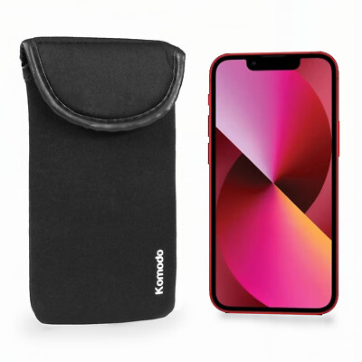 Neopren Handyhülle für Apple iPhone 13 Range Smartphone gepolsterte Socke Pro Cover