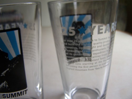 Sea to Summit 25 years beer pint glasses-Tim Macartney-Snape- Mt. Everest - Picture 2 of 5