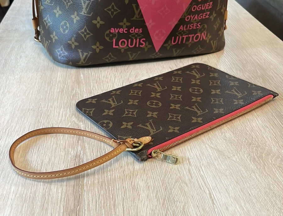 Louis Vuitton Limited Edition Monogram Grenade V Neverfull Pouch