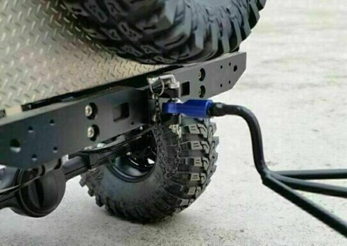 RC Car Metal Tow Shackle Trailer Hook for 1:10 SCX10 TRX-4 D90 D110 Rock Crawler - Picture 3 of 6
