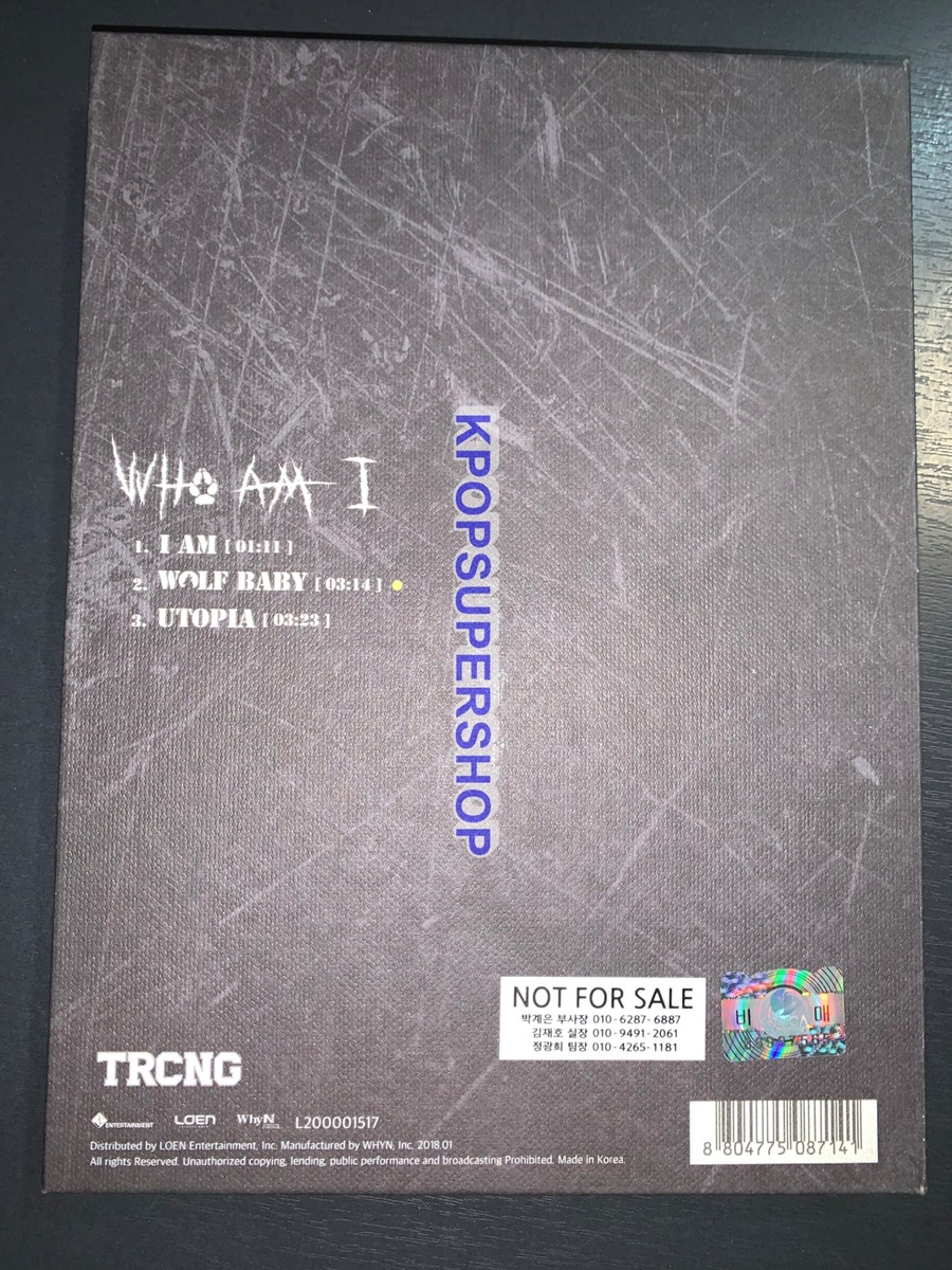 非売品◆サインCD◆TRCNG◆1stシングル◆Who Am I◆韓国 TRCNG 1st Single Album Who Am I Autographed Signed CD Photobook