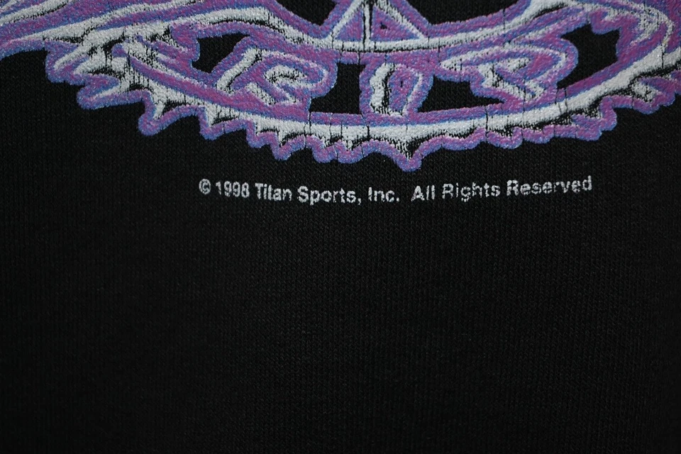 Moletom sem mangas vintage anos 90 WWF THE FUNERÁRIO DEADMAN GRAVEYARD WRESTLING GG - Imagem 3 de 4