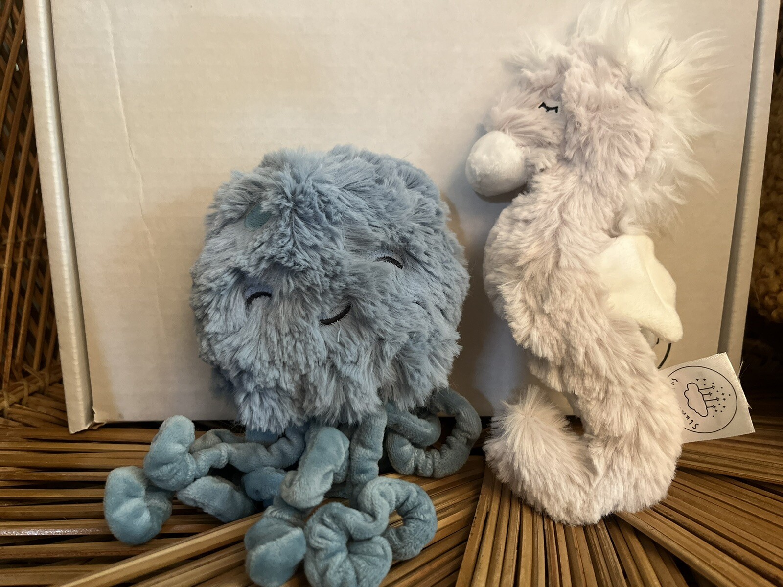 Slumberkins Limited Sold Out Seahorse And Blue Octopus eBay