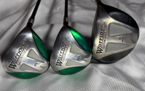 3-Warrior Custom Golf Woods Set - Driver, 3-wood & 5-wood, RH, Graphite VG++ - Picture 2 of 10