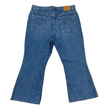 Levi's Premium 70s High Rise Flare Jeans Women's 34 Western Cowgirl