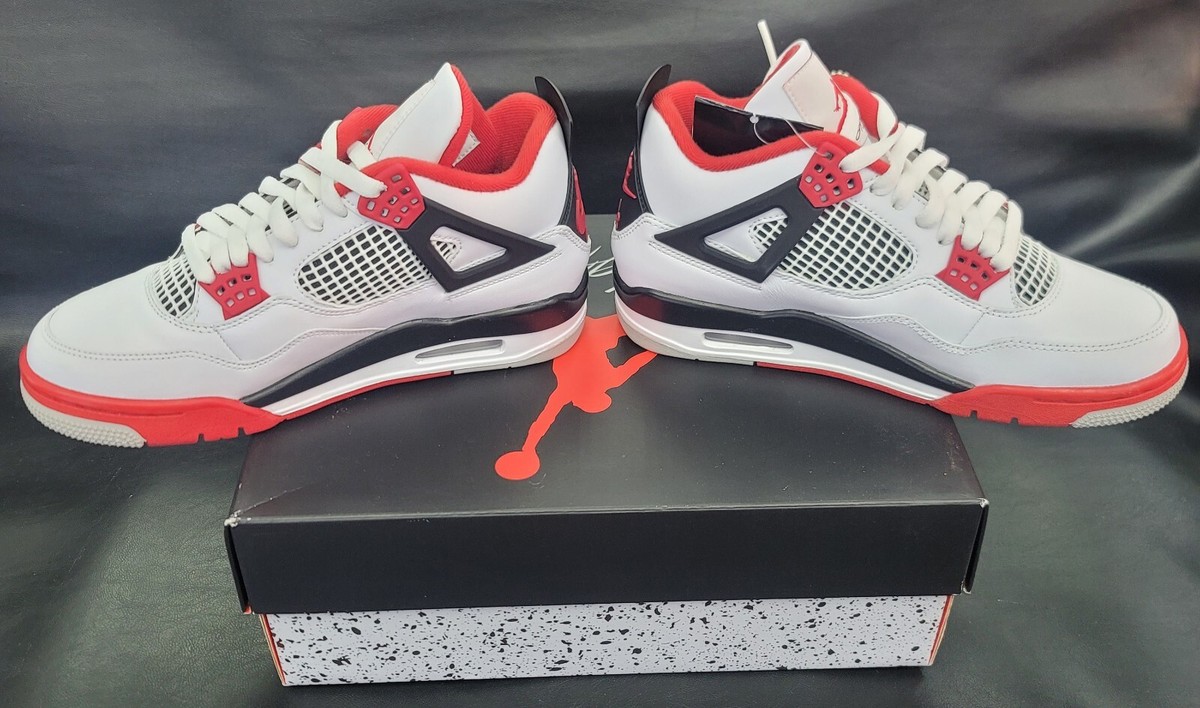 新品 NIKE Air Jordan 4 FIRE RED(2020) 28cm Nike Air Jordan 4 Retro Fire Red 2020 Size 8.5 | eBay