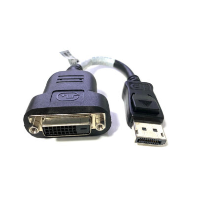 HP Displayport to DVI Adapter 481409-002 DVI-D Dual Link DP #neu