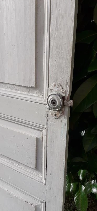 Porte de placard XVIII° H171,5xL87,5cm ancienne cupboard door H171.5xW87,5cm old - Photo 2/4