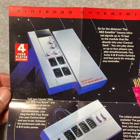 Nintendo NES Nintendo Insert Poster Only Gauntlet Nightmare Swords Kings Beach