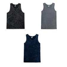 Tie Dye Tank Top Mineral Wash | Unisex Tanks Multicolor Adult S -XXXL Cotton