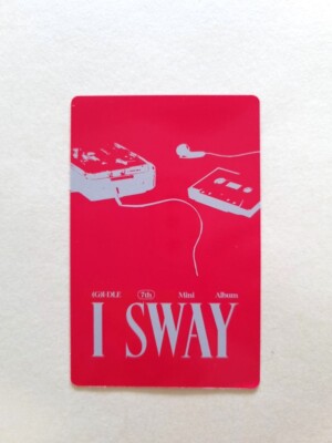 G)-Idle 7th Mini Album I SWAY Official Photocard Poca Album Ver