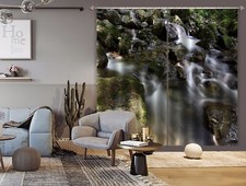 3D Mountain Stone River ZHUA246 Photo Curtain Window Blockout Fabric Amy 2023