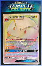 Carte Pokémon Electrode GX 172/168 Rainbow SL7 Soleil Lune Tempête Céleste FR 