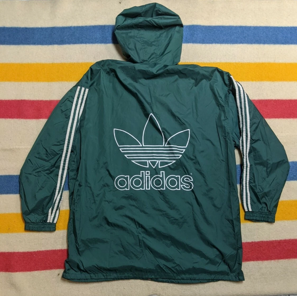 Adidas teal clearance windbreaker