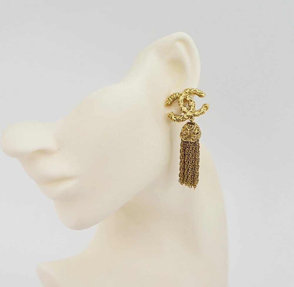 Chanel hotsell tassel earrings