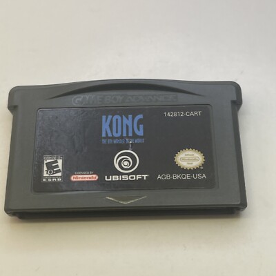 Kong: The 8th Wonder of the World (Game Boy Advance, GBA) Cart Only Tested