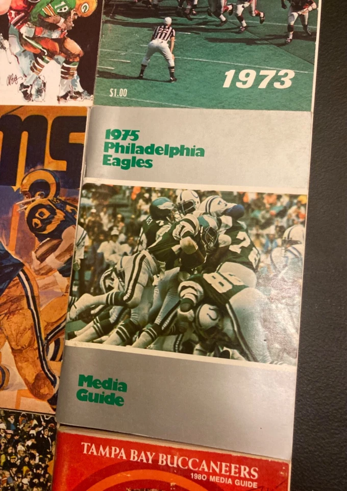Lote de guía de prensa/medios de la NFL de 1970 - 14 números *Redskins, Buffalo Bills y más Foto 4 de 4