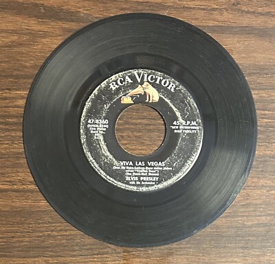 Elvis Presley Record 45 RPM Viva Las Vegas What’d I Say | eBay