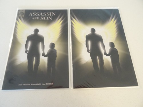 LOT OF 2 - Assassin and Son #1 Shad Gaspard Tribute Edition Virgin Variant WWE - Picture 7 of 7
