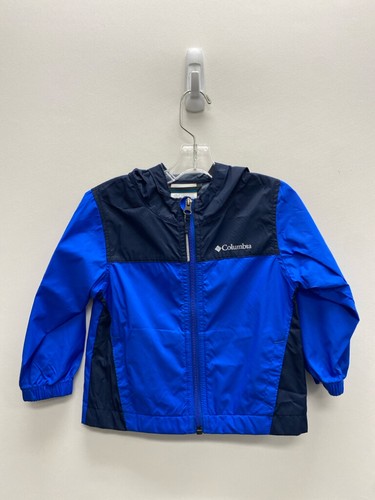 Columbia SIZE 2T Blue Navy Zip Down Hooded Boy's Jacket