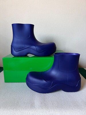 Bottega Veneta Puddle Ankle Boots - Size 43 - Unicorn Purple