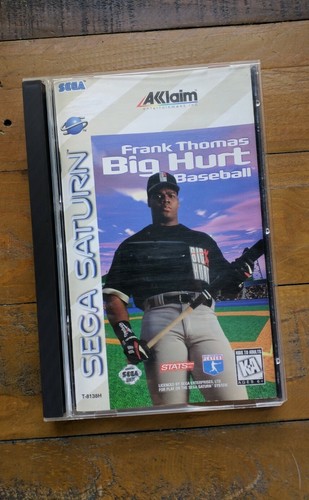 COMPLETE ✹ Frank Thomas Big Hurt Baseball ✹ Sega Saturn 1995 Game ✹ USA Version