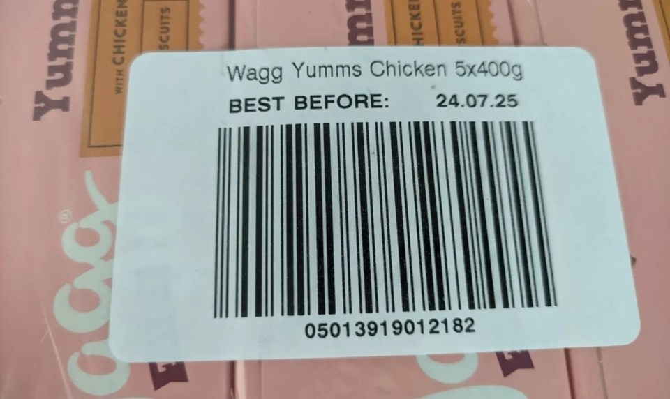 Wagg Treats Yumms Dog Crunchy Biscuits With Chicken 400G Per Box (20