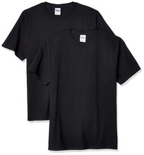 Gildan Youth Ultra Cotton T-Shirt Style G2000B 2-Pack Medium Black