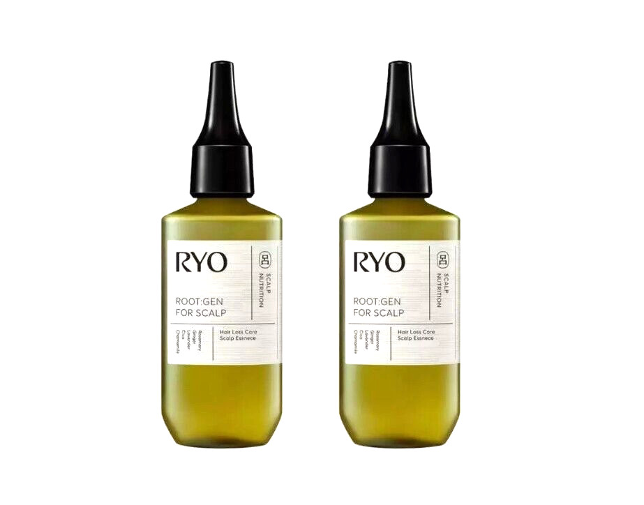 Ryo Rootgen Vegan Scalp Essence 80ml x 2 Hair Loss Care Korean Herbal Treatment