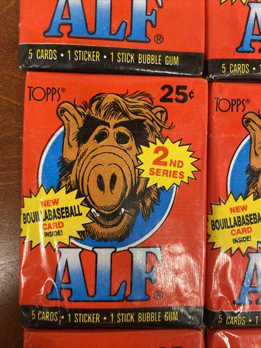 1987 Topps Alf Series 2.(15) Unopened Sealed Wax Packs From Wax Box, 5 Cards - Picture 5 of 8