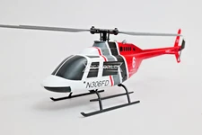 RC Helicopter MICRO BELL 206 W/ Gyro Stabilization 4CH 2.4ghz-RTF-*RED*