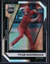 2021 Panini Elite Extra Edition Tyler McDonough 75 203rd Decade Die Cut SN